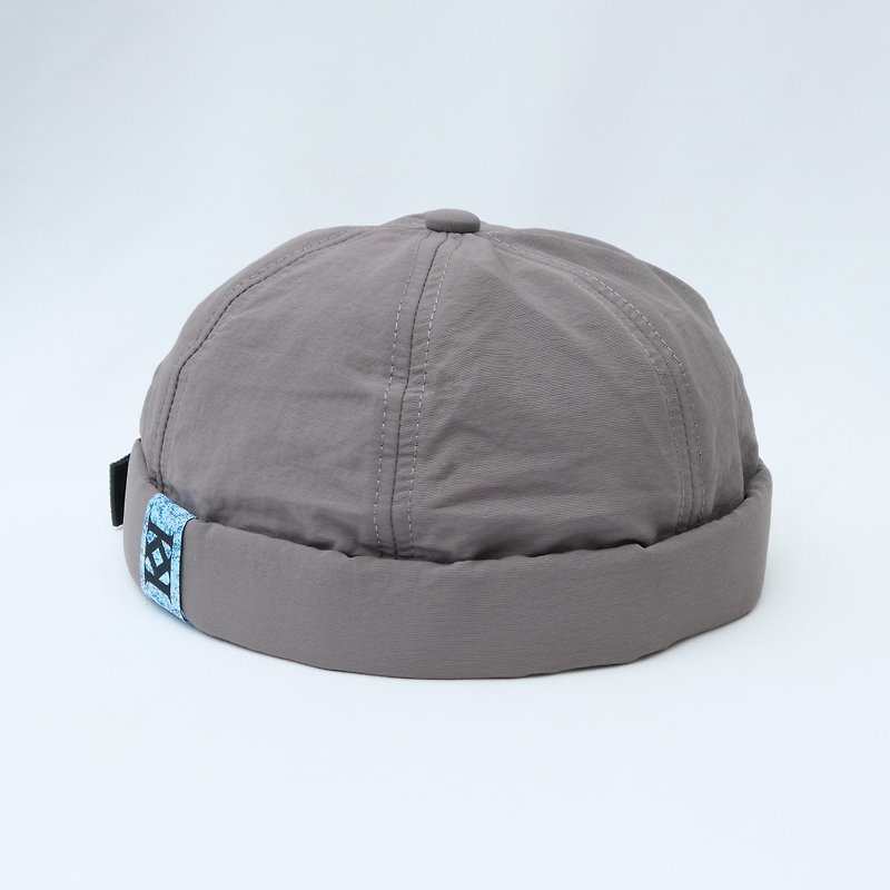 KAIKAI - Fearless - 插扣速乾水兵帽 - 淺灰 - 帽子 - 聚酯纖維 灰色