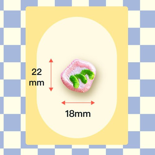 Macaron TOE 馬卡龍腳趾 燙布貼 | mm巧克力一號