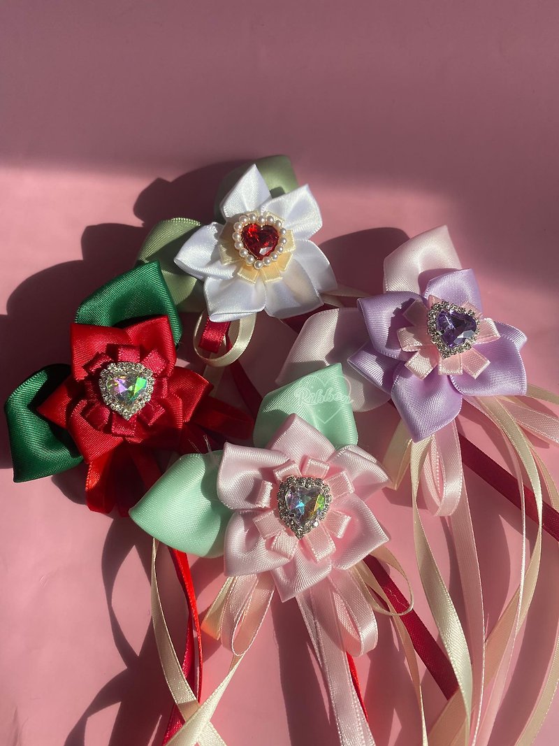 hair clip flower lover collection - Hair Accessories - Gemstone Multicolor
