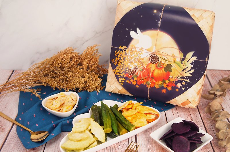 [Afternoon Snacks] Autumn Fruit Gift Box-Fruit and Vegetable Crisp Set - ผลไม้อบแห้ง - อาหารสด 