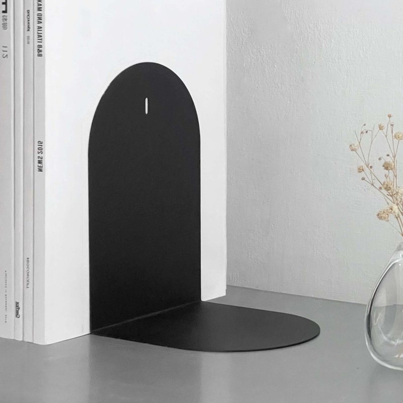 Mountain Bookends/Misty Black - ชั้นวางหนังสือ - โลหะ สีดำ