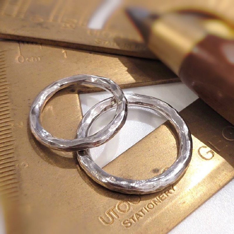 Cultural Coin [Taichung Metalworking] Hand-made forged ring - งานโลหะ/เครื่องประดับ - เงินแท้ 