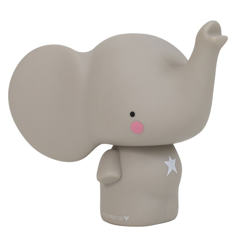 a Little Lovely Company – Money box: Elephant - grey - กระปุกออมสิน - พลาสติก สีเทา