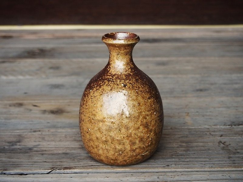 Bizen sake bottle [sesame] _t-018 - Pottery & Ceramics - Other Materials Brown