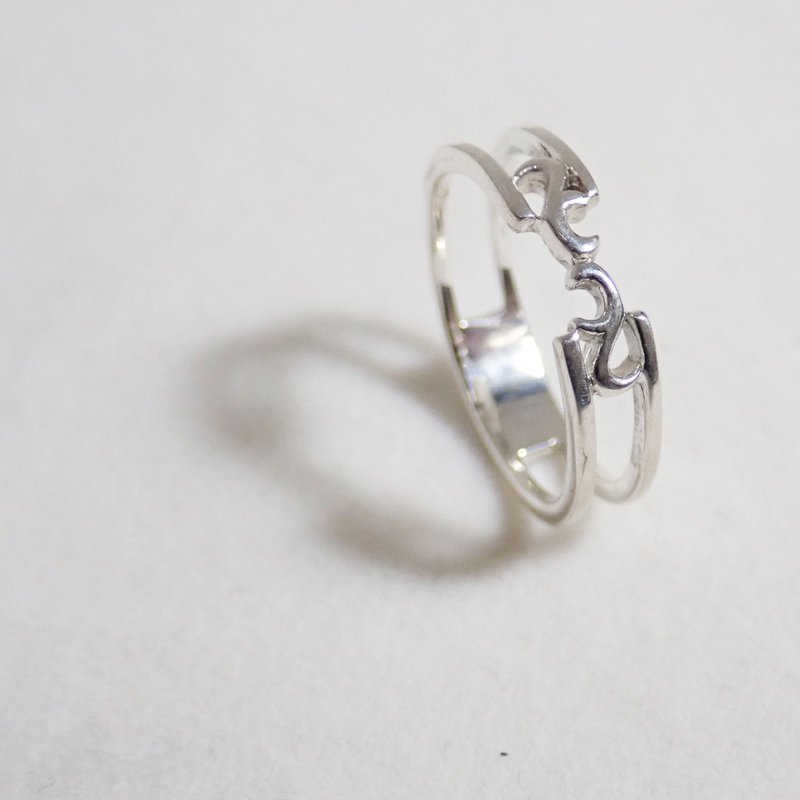 [Bifa Life] Sterling Silver Ring-Pianpian Vine 925 Sterling Silver Handmade Silver Jewelry - แหวนทั่วไป - เงิน สีเงิน