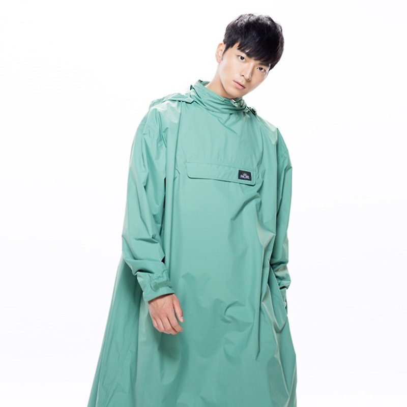(完售)【MORR】PostPosi反穿雨衣第一代【青石綠】-機車族專用連 - 雨傘/雨衣 - 防水材質 綠色