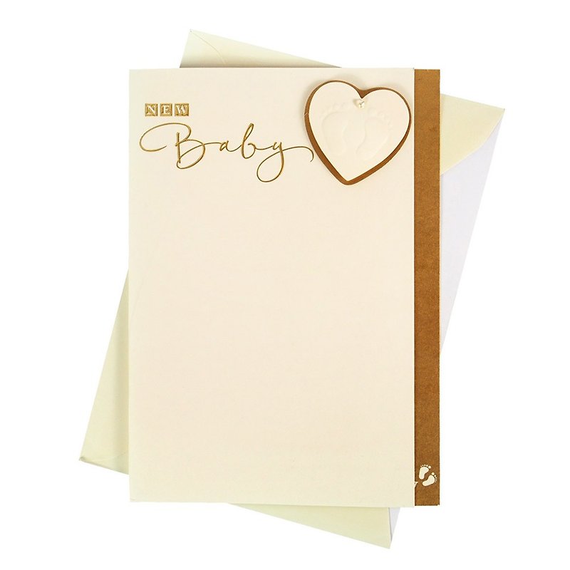 Bless you and your baby forever love each other [Hallmark-Card Baby Hershey] - การ์ด/โปสการ์ด - กระดาษ สีเหลือง