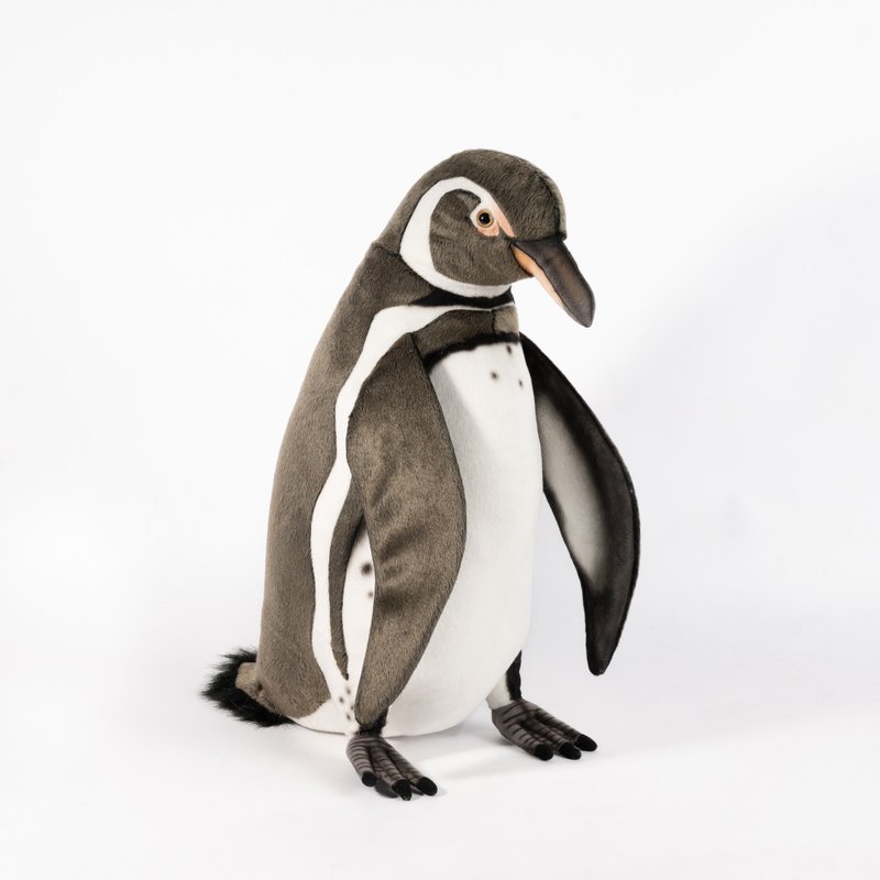 Hansa 7122 - Galapagos Penguin 46cm - ตุ๊กตา - วัสดุอีโค สีเทา