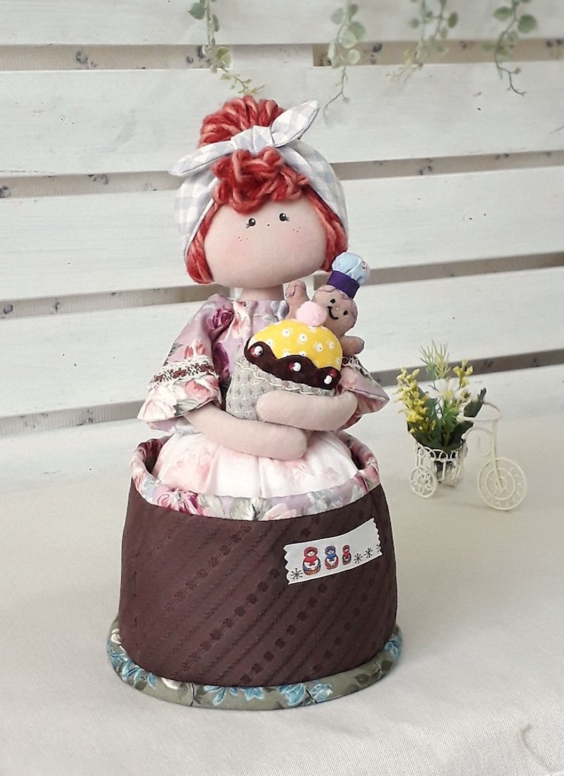 Doll-shaped table storage bag - Storage - Cotton & Hemp Multicolor