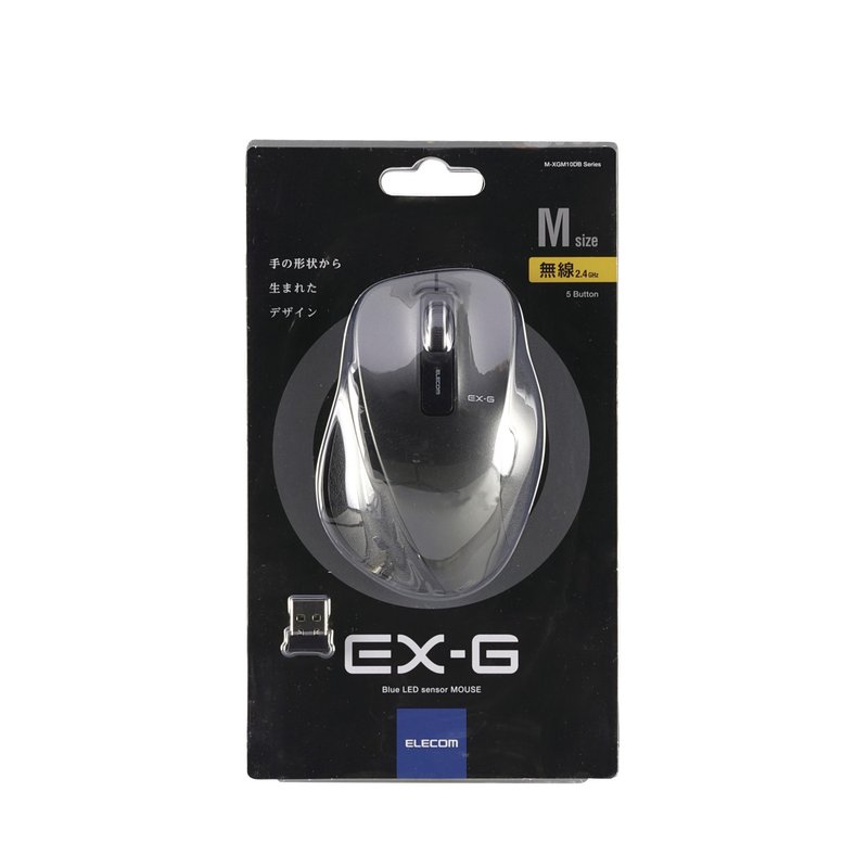 ELECOM M-XG 進化款 無線滑鼠 M 鉛黑 - 電腦配件 - 塑膠 黑色