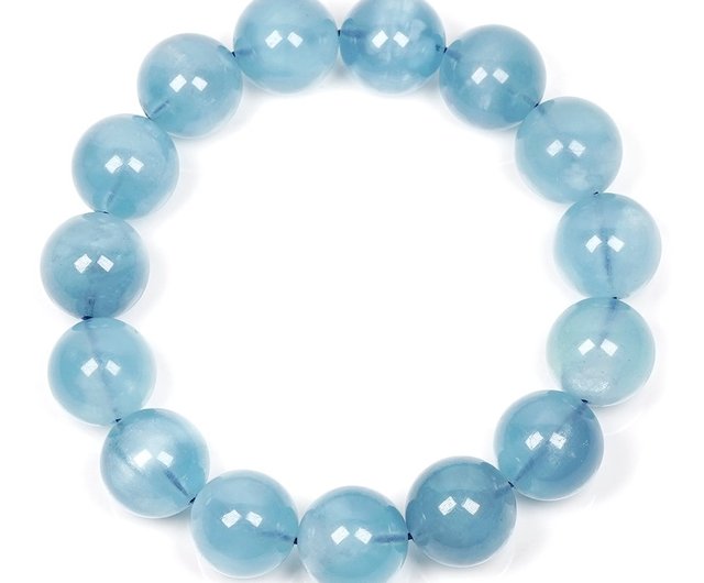アクアマリントップのブレスレット✨ Zhengjia Jewelry] アクアマリン トップキャッツアイ アクア