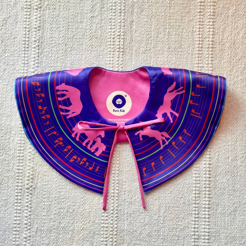 New Year Exclusive | Joyful Horse - Spring Melody Original Children's Decorative Collar - หูกระต่าย/ผ้าพันคอผู้ชาย - เส้นใยสังเคราะห์ หลากหลายสี