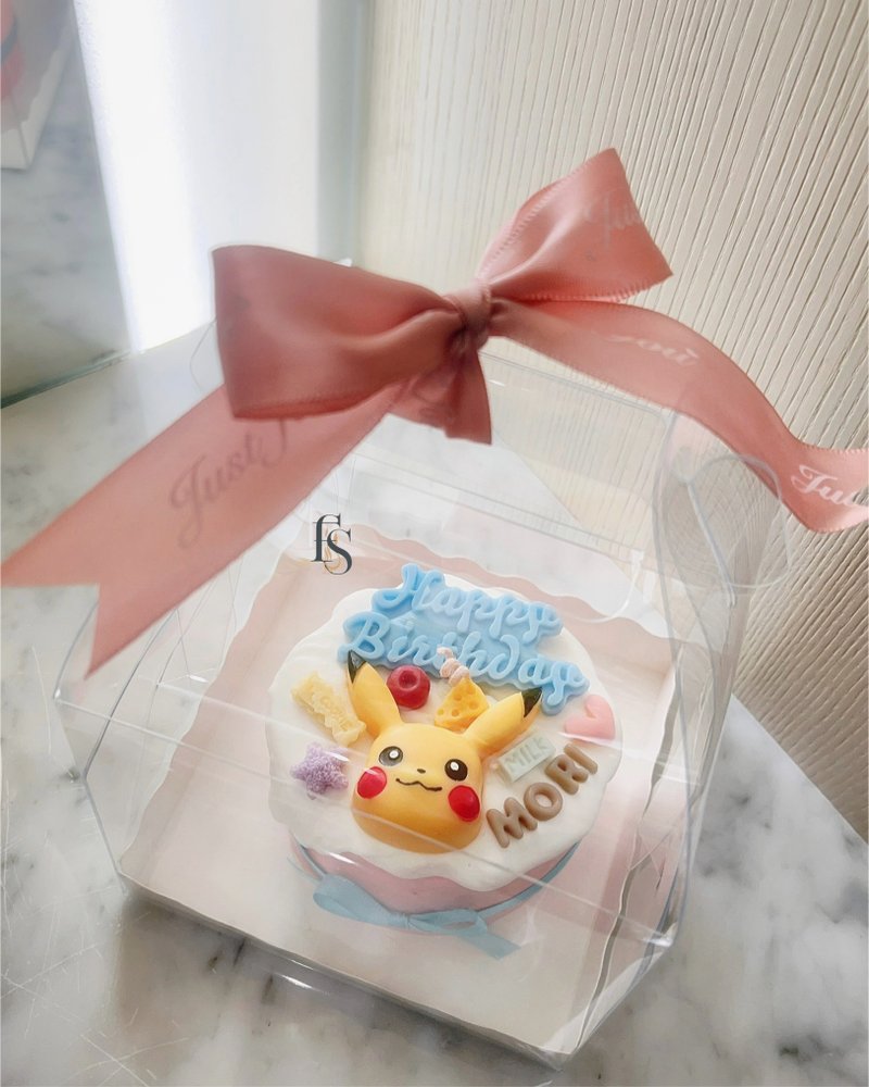 客製化香氛蠟燭蛋糕 香氛蛋糕 客製化生日蠟燭蛋糕 - 香氛蠟燭/燭台 - 蠟 多色