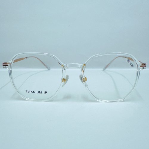 EGlasses。眼鏡物語 站內最高等級UV420濾藍光0度眼鏡│彈性鈦合金鏡框T22033-C4