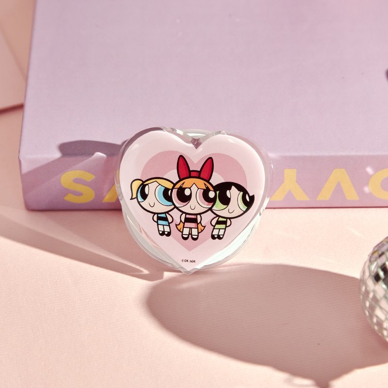 Powerpuff Girls debut MagSafe air bag holder - ที่ตั้งมือถือ - อะคริลิค สีใส