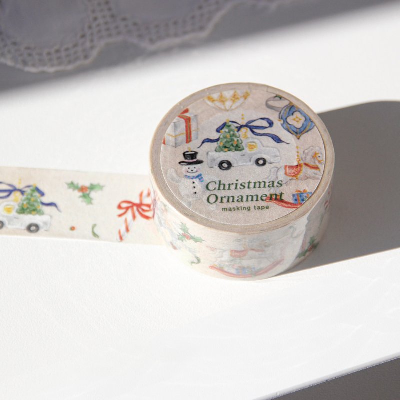 Christmas Ornament Masking Tape - มาสกิ้งเทป - กระดาษ หลากหลายสี