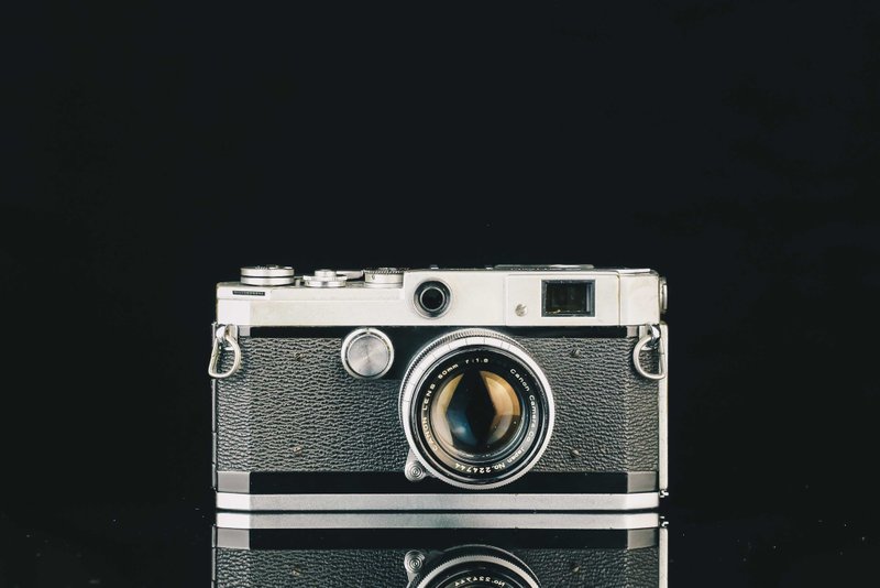Canon L2+Canon LENS 50mm F=1.8 #6852 #135底片相機 - 相機/拍立得/底片相機 - 其他金屬 黑色