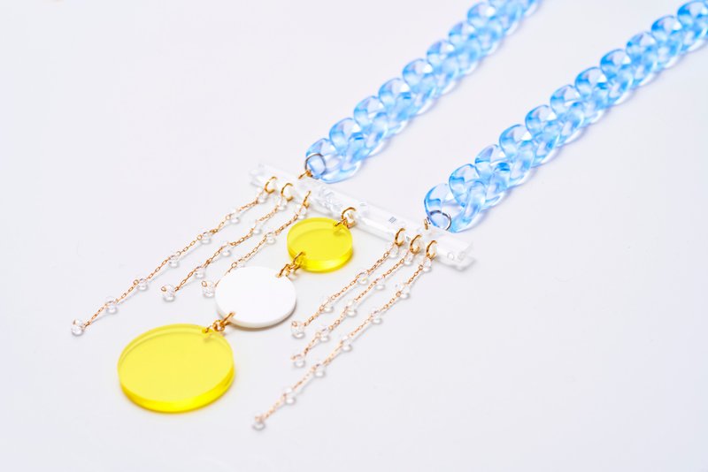 rahu corn - Necklaces - Acrylic Yellow