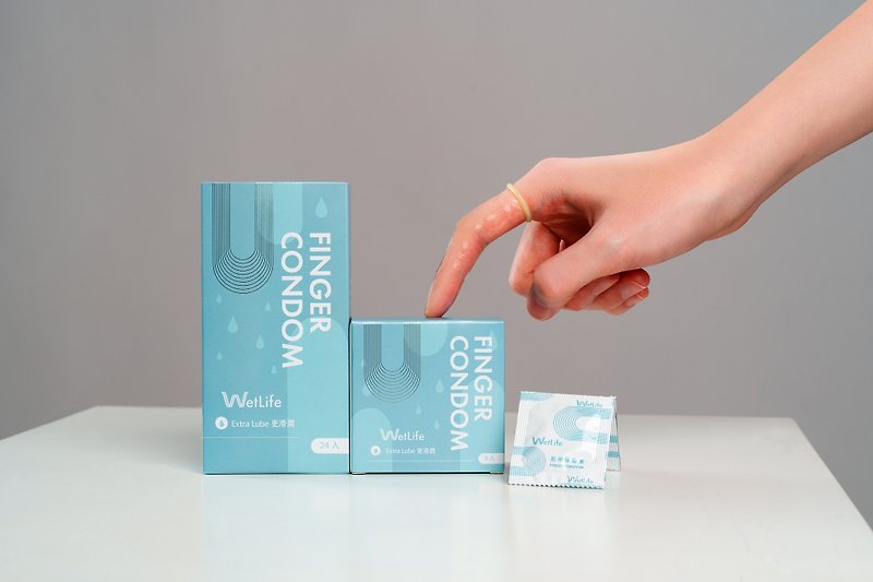 WetLife Finger Condom - สินค้าผู้ใหญ่ - น้ำยาง หลากหลายสี