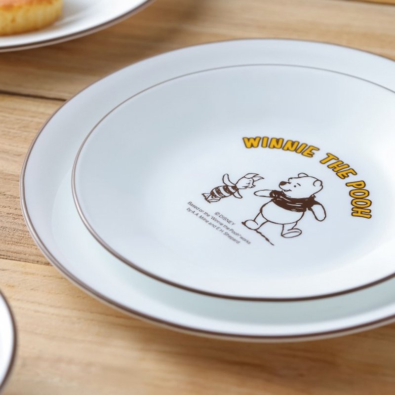 [Corning Tableware] Winnie the Pooh replica series 6-inch flat plate - Plates & Trays - Glass 