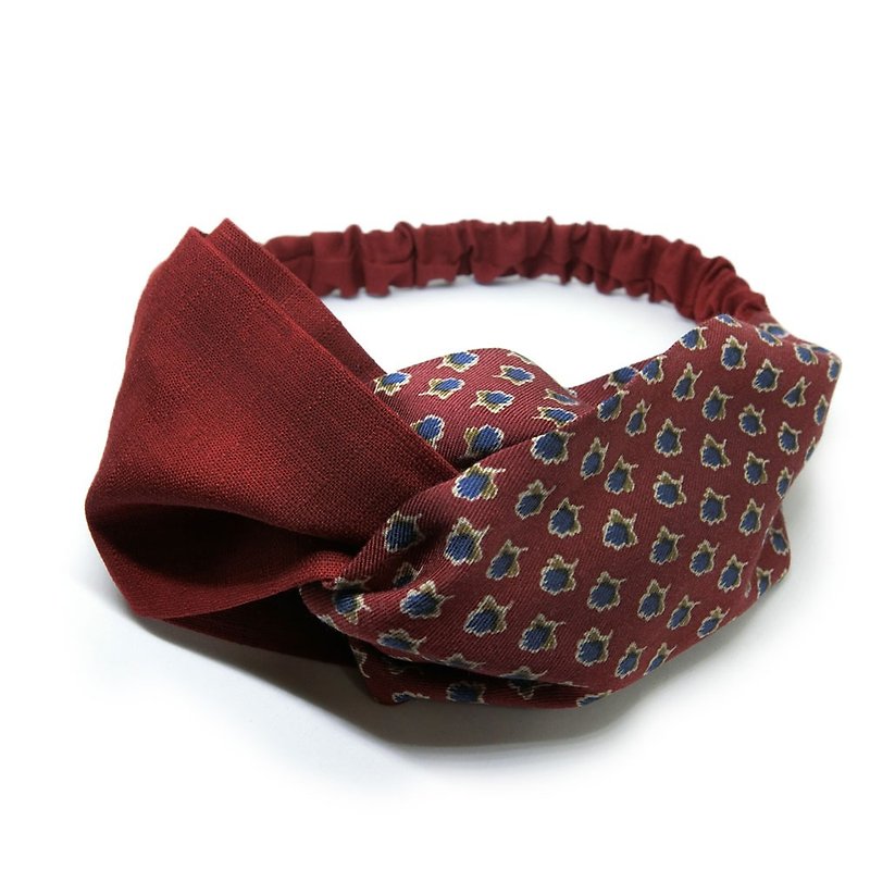 [Art] European style impression of French hair band - Headbands - Cotton & Hemp Red