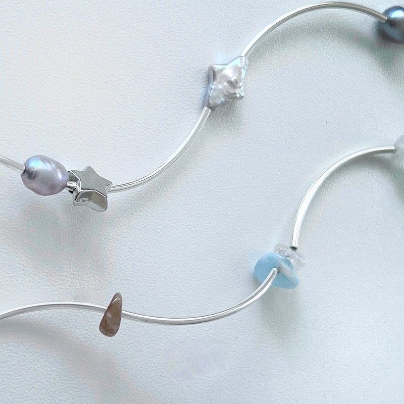 螢 銀管手鏈 - 手鍊/手環 - 純銀 