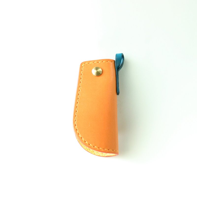 Key Slider for 2-3 Keys Orange - อื่นๆ - หนังแท้ สีส้ม