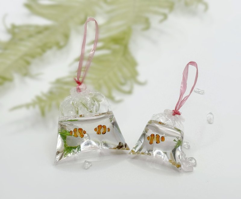 海洋系列 - 小丑魚 手作療癒小物 - 裝飾/擺設  - 其他材質 橘色