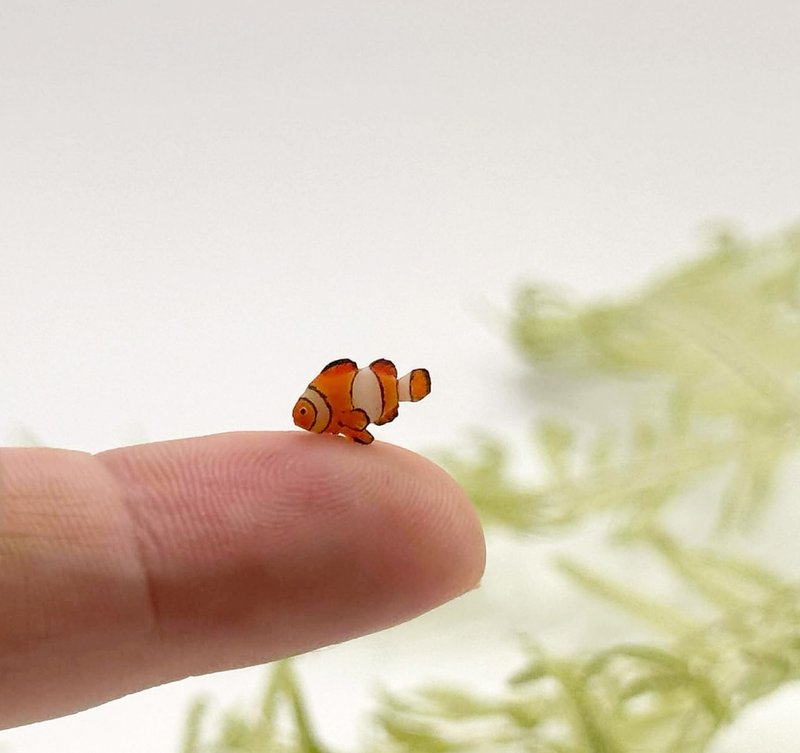 Marine Series – Clownfish Family - ของวางตกแต่ง - วัสดุอื่นๆ สีส้ม