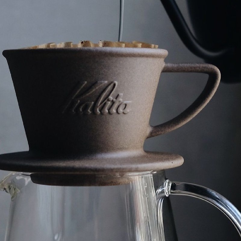 [Japan] Kalita x Hasami│155 series sandstone clay Hasami ware ceramic filter cup - Other - Other Materials Brown