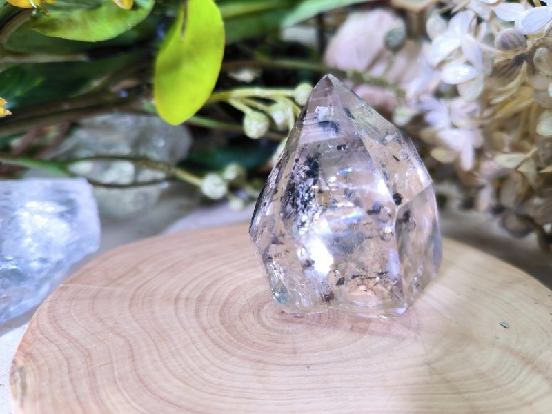 水晶療癒Healing 天然閃靈鑽原石 彩虹黑武士 - 擺飾/家飾品 - 水晶 