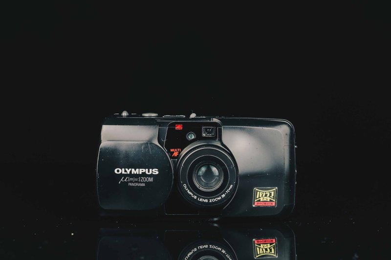 Olympus mju Zoom PANORAMA #3893 #135底片相機 - 相機/拍立得/底片相機 - 其他金屬 黑色