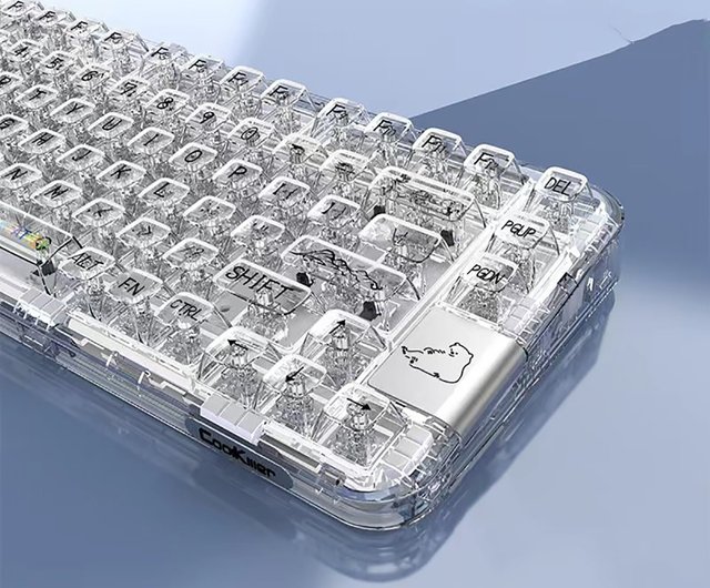 CK75 完全透明ワイヤレス Bluetooth Mac | Win | iPad | Android