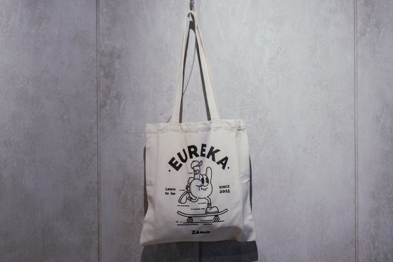 EUREKA Emmanuel fried canvas environmental protection bag off-white - Handbags & Totes - Other Materials 