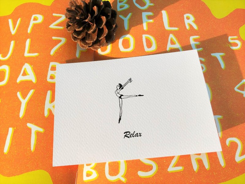 Postcard/萬用明信片/明信片/手繪 - 卡片/明信片 - 紙 白色