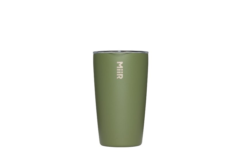MiiR Vacuum-Insulated (stays hot/cold) Tumbler 12oz/354ml Evergreen (Slide Lid) - Vacuum Flasks - Stainless Steel Green
