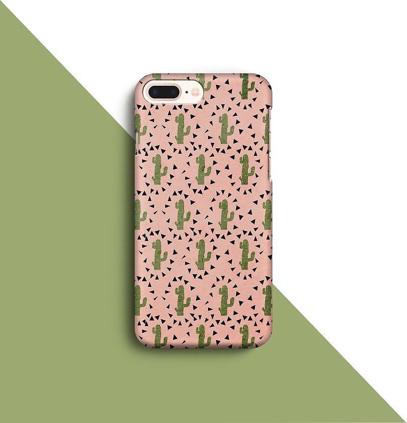 【โปร11.11 】Cactus - Pink iPhone case / Samsung case - Phone Cases - Plastic Pink