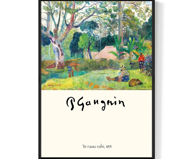 ポール・ゴーギャン_大きな木 - ポール・ゴーギャンシリーズ絵画