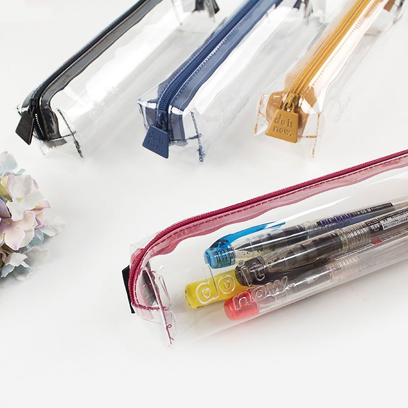 [Promotion] Transparent pencil case (small)/examination room dedicated/transparent storage bag-do it now - กล่องดินสอ/ถุงดินสอ - วัสดุอื่นๆ 