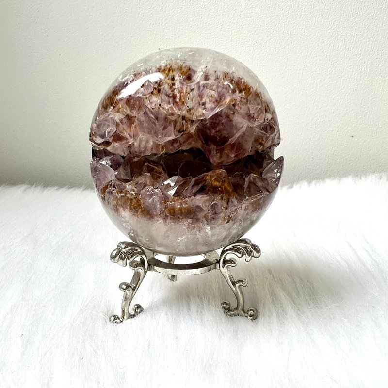 紫鈦晶開口笑 | 水晶 | 水晶球 | 水晶擺件 - 擺飾/家飾品 - 水晶 紫色