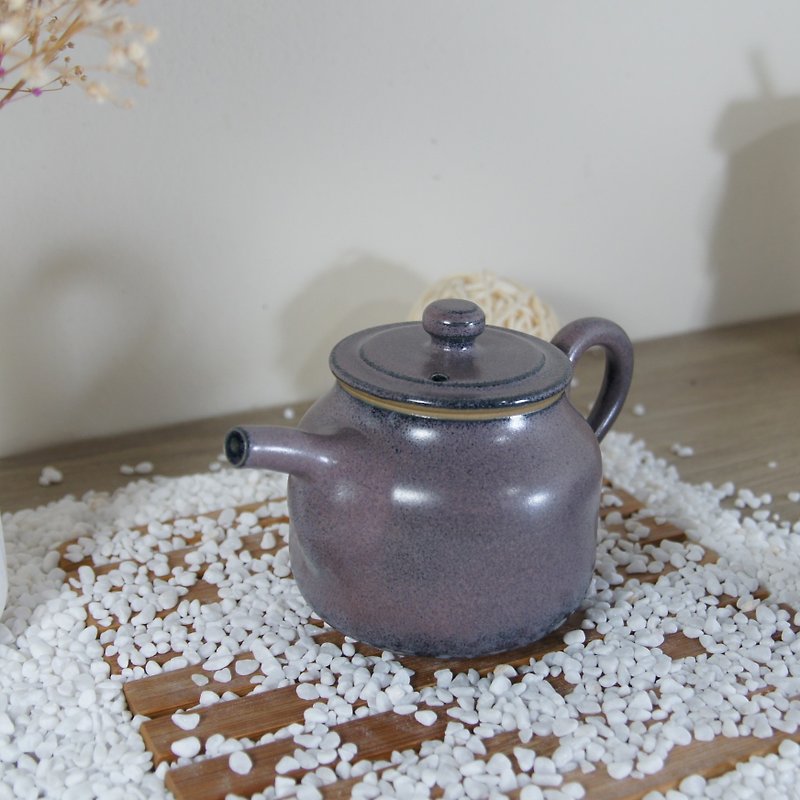 Blueberry teapot-about 220ml - ถ้วย - ดินเผา สีม่วง