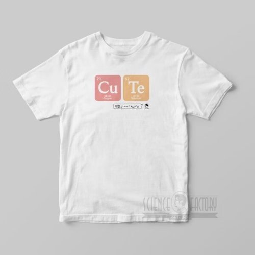 賽先生科學工廠 Cu Te 可愛顏文字T恤