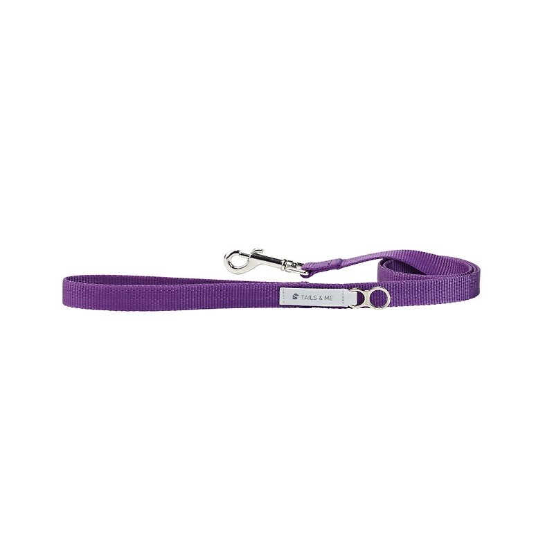 tails & me-Classic Nylon Leash Violet - Collars & Leashes - Nylon Purple