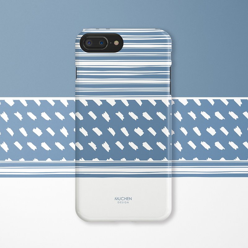 ブルーベリーミルクセーキ（iPhone.Samsung Samsung、HTC、Sony.ASUS携帯電話ケースカバー） - スマホケース - プラスチック ブルー