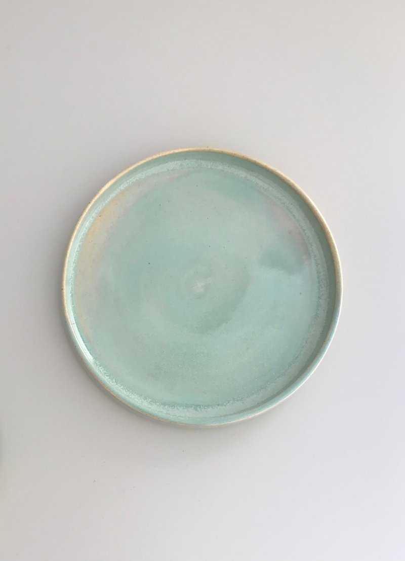 Jade Green Handmade Small Ceramic Plate - Small Plates & Saucers - Pottery Green