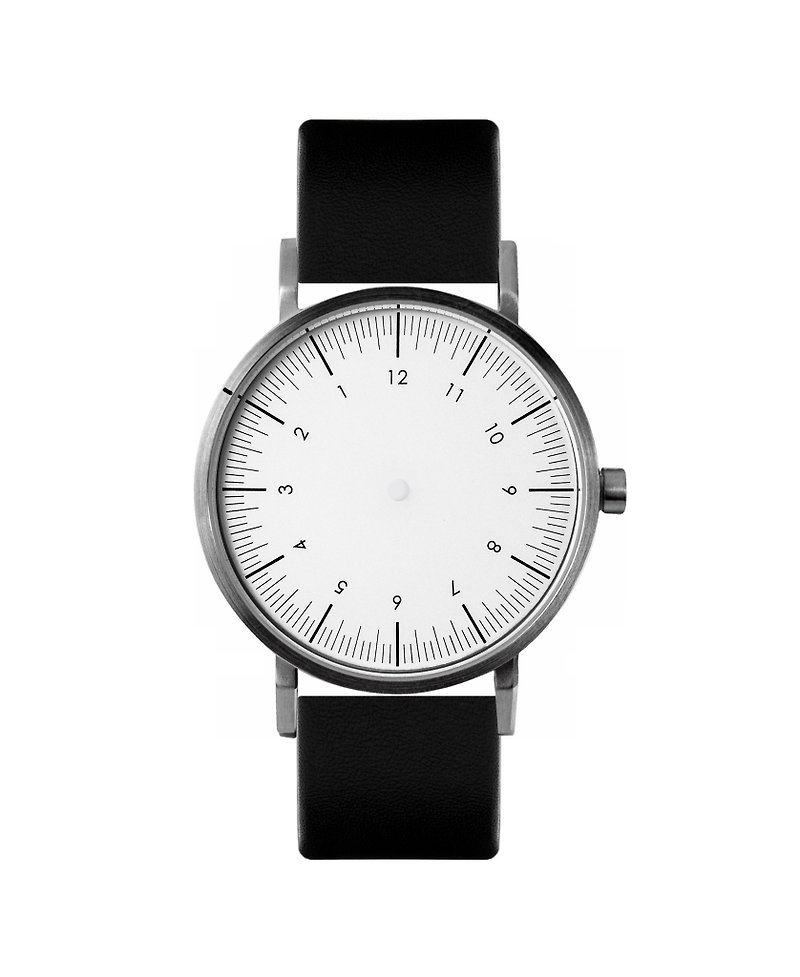 Simpl Watch - Misty Black - Men's & Unisex Watches - Stainless Steel Silver