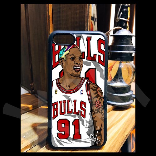CHIC SHOP 插畫設計館 Rodman 羅德曼 NBA 球星 手繪 客製 手機殼 iPhone 14 13 12 11