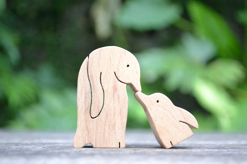 愛哭愛跟路的小企鵝。手工小木作 - 裝飾/擺設  - 木頭 