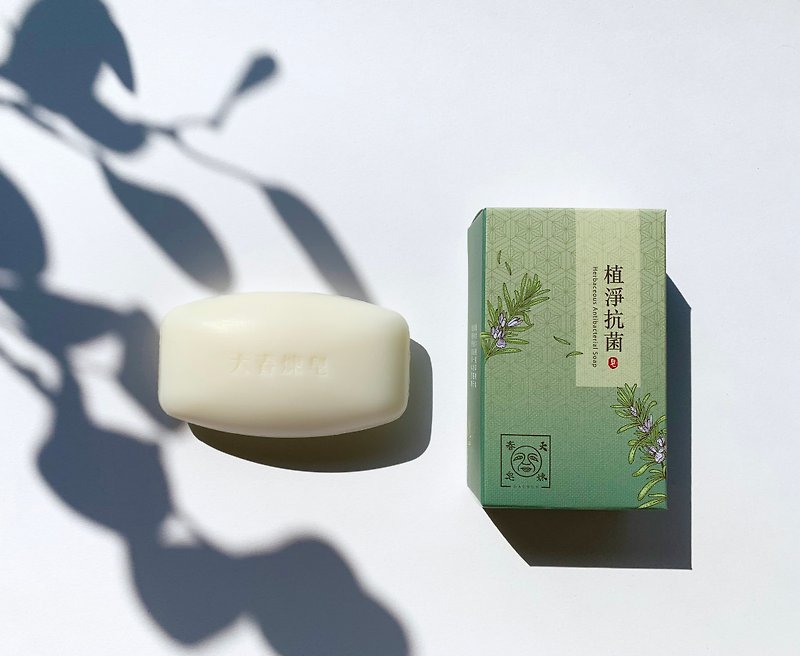 植淨抗菌皂【大春煉皂DACHUN】100g - 肥皂/手工皂 - 植物．花 綠色
