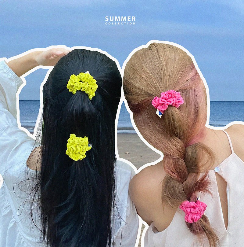 Hot Summer Scrunchies - Hair Accessories - Other Materials Multicolor